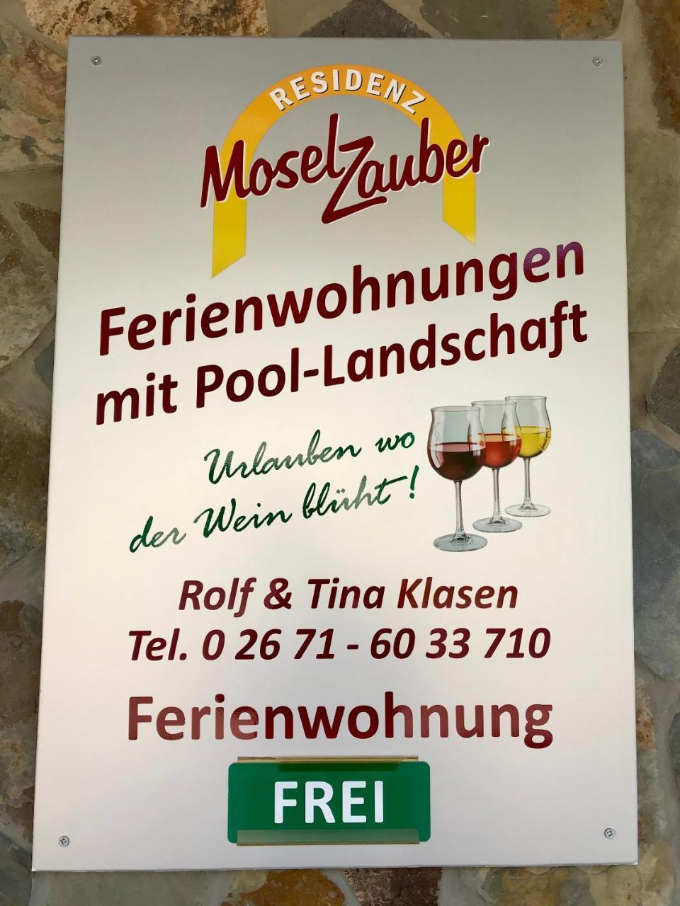 Residenz Moselzauber - Ferienwohnungen Mit Pool Landschaft Ernst Exterior photo